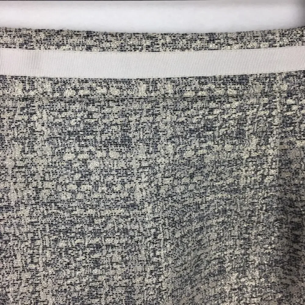 Boden Gray Metalic Pencil Skirt size 2 - Picture 3 of 7